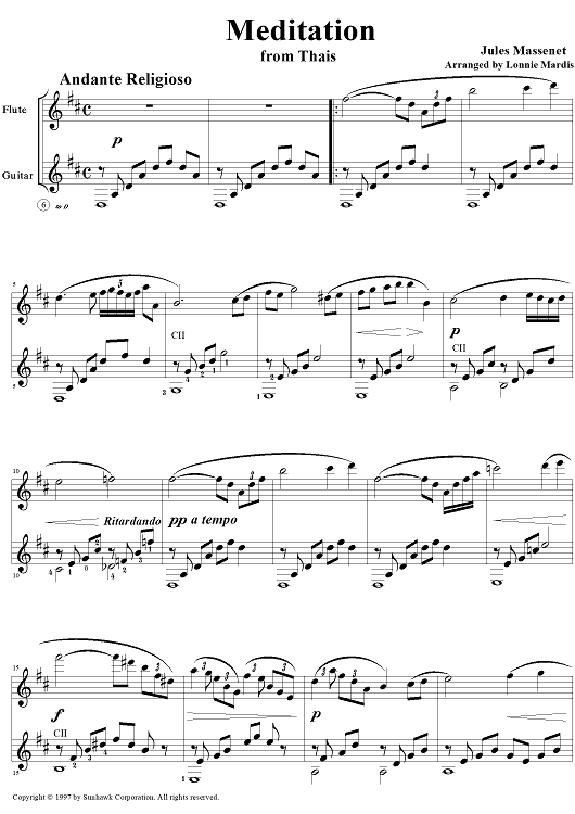 Thaïs, Act 2: Meditation