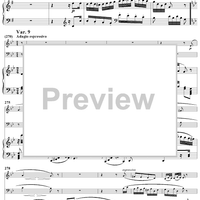 Piano Trio No. 11 in G Major, "Kakadu Variations" - Piano Score