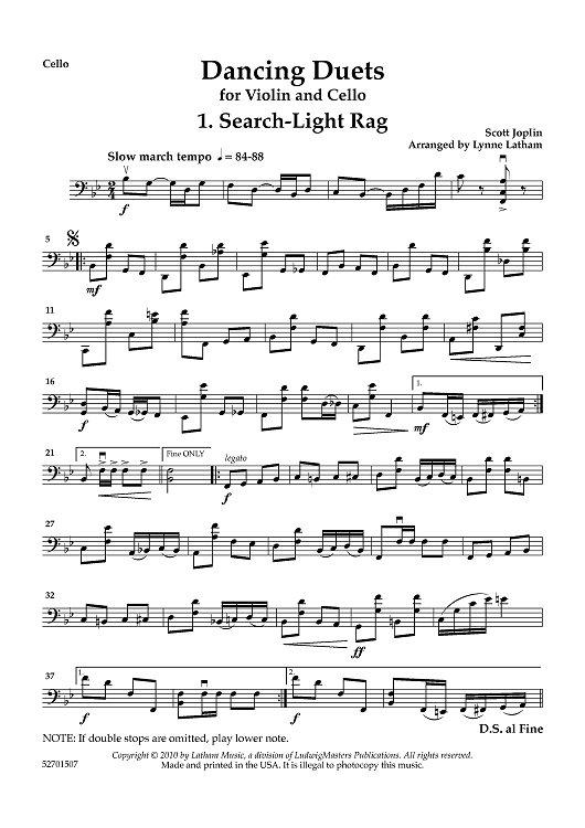 Dancing Duets for Violin and Cello - Cello