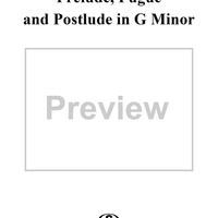 Prelude, Fugue and Postlude in G Minor