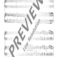 Organ Concerto No. 12 B Major in B flat major - Organ Score