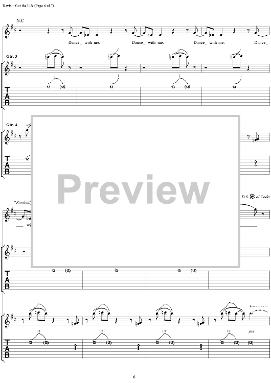 Dead Bodies Everywhere" Sheet Music by Korn for Guitar Tab/Vocal -  Sheet Music Now