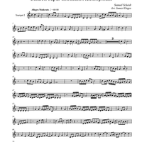 Canzon super Intradam Aechiopicam - Trumpet 2