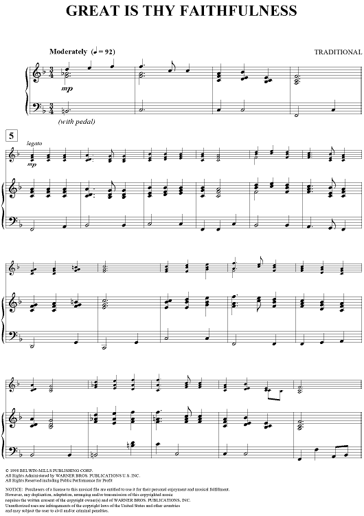 Great Is Thy Faithfulness