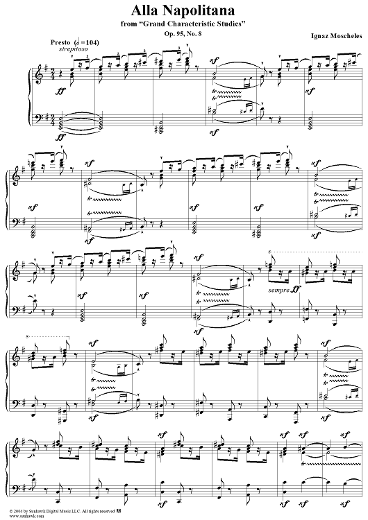 Alla Napolitana, Op. 95, No. 8