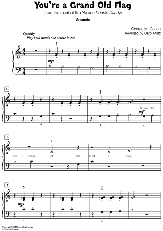 You're a Grand Old Flag