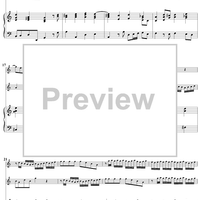 Trio Sonata in C Major - Piano Score