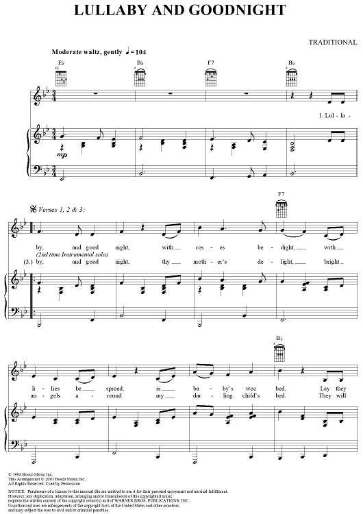 Lullaby and Goodnight