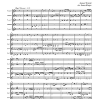 Canzon super Intradam Aechiopicam - Score