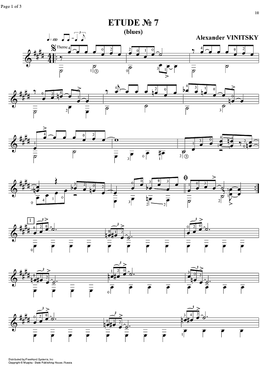 Etude No. 7