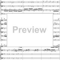 Brandenburg Concerto No. 6: Movement 3 - Score