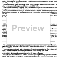 Tango I Chacarera - Preface