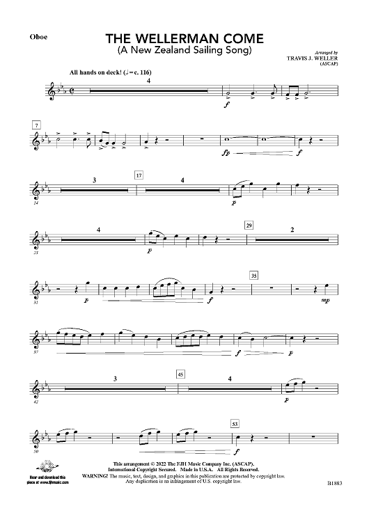 The Wellerman Come - Oboe