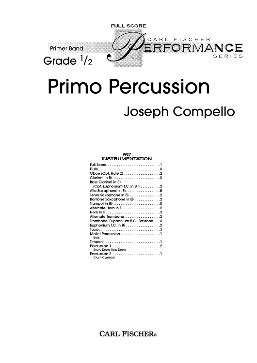 Primo Percussion - Score