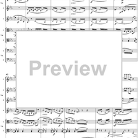 String Octet, Op. 20, Movement 1 - Score