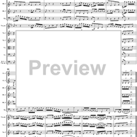 Brandenburg Concerto No. 1: Movement 1 - Score