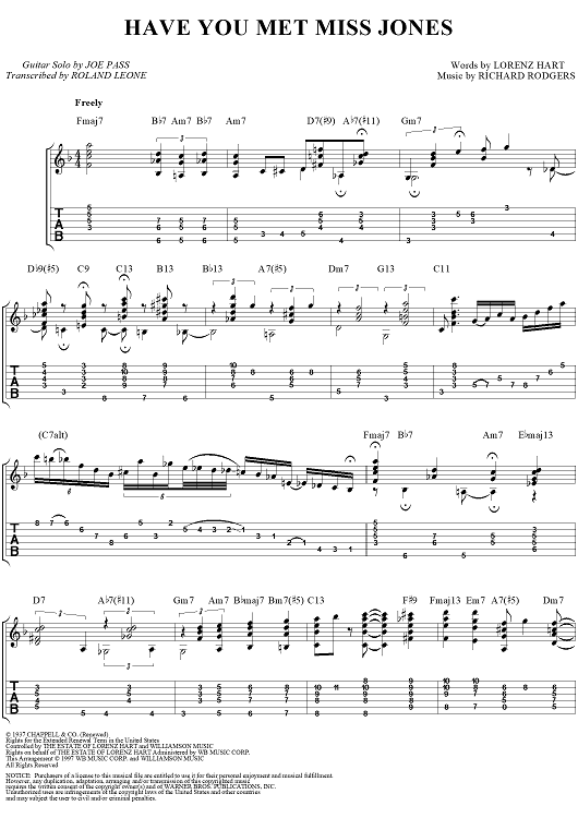 Have You Met Miss Jones?