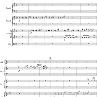 Le carnaval des animaux, No. 2: Cock and Hens - Score