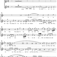 "Gedenk' an Jesu bittern Tod", Duet, No. 6 from Cantata No. 101: "Nimm von uns, Herr, du treuer Gott" - Soprano and Alto
