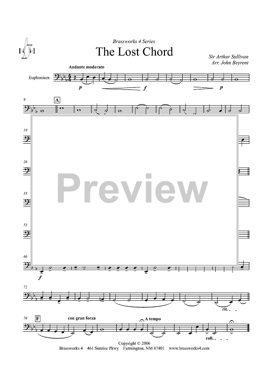 The Lost Chord - Euphonium BC