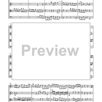 Water Music Suites - Score