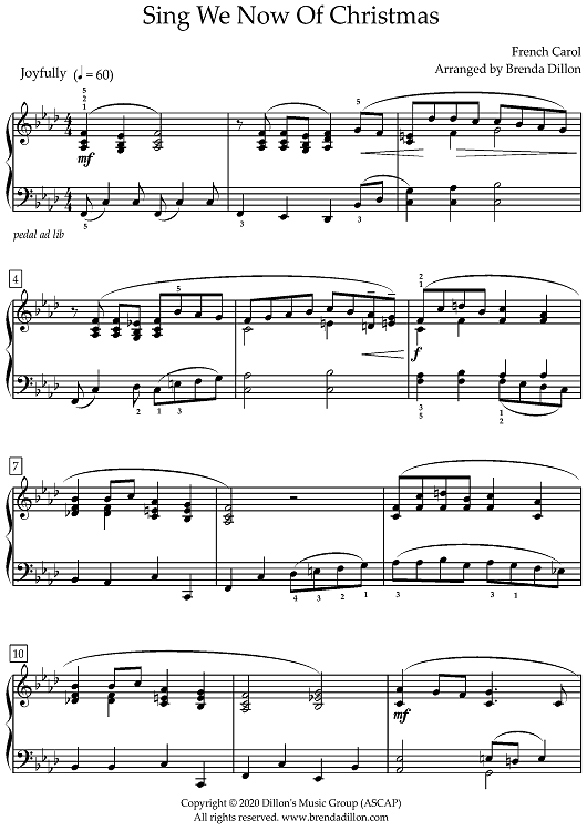 Sing We Now Of Christmas