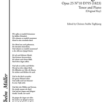 Tränenregen Op.25 No.10 D795