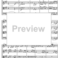 String Quartet A Major Op.20 No. 6 - Score