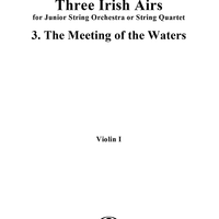 Air No. 3: The Meeting of the Waters - Violin 1