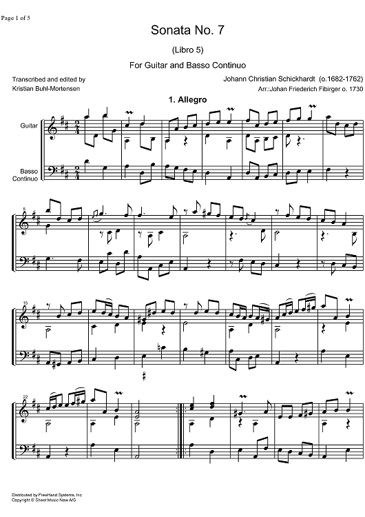 Sonata No. 7 Libro  5