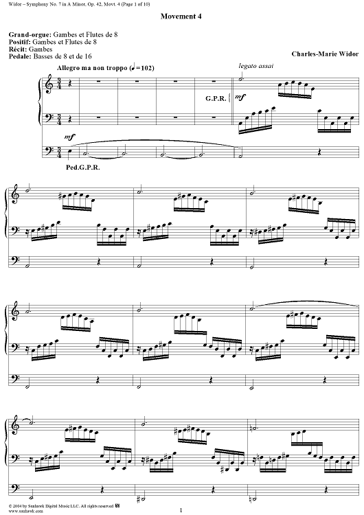 Symphony No. 7 in A Minor, Op. 42: Movt. 4