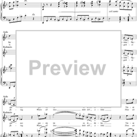 Duet, Scene - Finale III from "Aida", Act 3 - Score