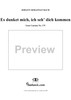 "Es dünket mich, ich seh' dich kommen", Aria, No. 4 from Cantata No. 175: "Er rufet seinen Schafen mit Namen" - Cello