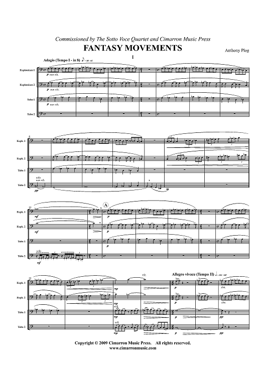 Fantasy Movements - Score