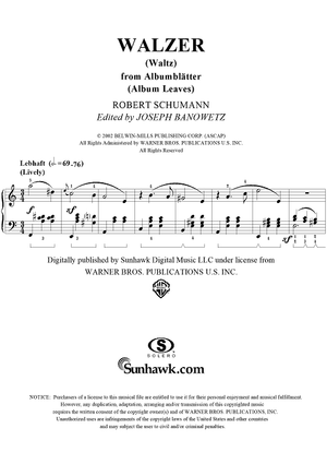 Walzer, Op. 124, No. 4