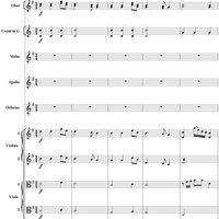"Tandem post turbida fulmina, nubila", No. 9 from "Apollo et Hyacinthus" (K38) - Full Score