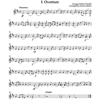 The Royal Fireworks Music - Violin 3 (for Viola)