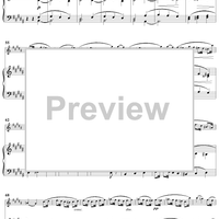 Suite, No. 2: Menuet - Piano Score