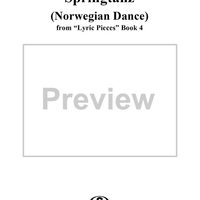 Lyric Pieces Book 4, op. 47, no. 6: Springtanz (Spring Dance)