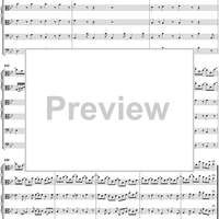 Brandenburg Concerto No. 6: Movement 3 - Score