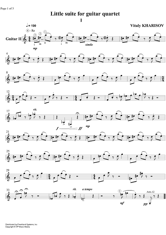 Little Suite - Guitar 2