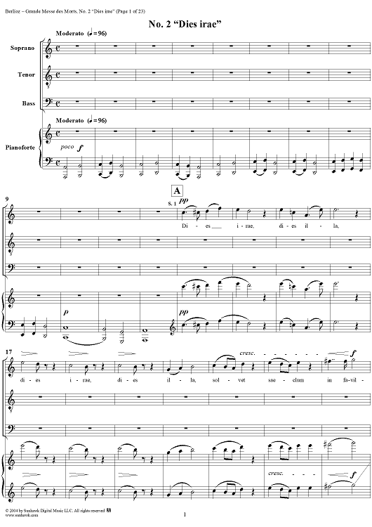 Grande Messe des Morts (Requiem), No. 2: Dies irae. Prosa