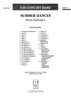Summer Dances - Score Cover