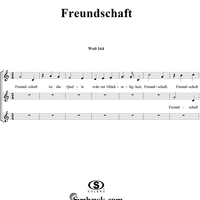 Freundschaft,  WoO 164