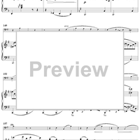 Cello Sonata No. 1 in E Minor - Piano Score