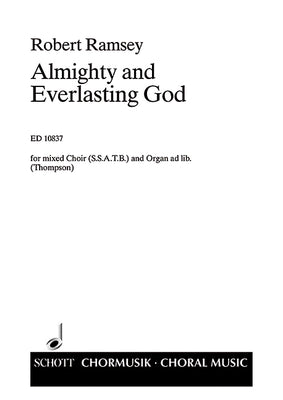 Almighty and Everlasting God - Choral Score