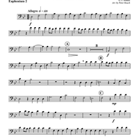 Allegro from "Water Music" - Euphonium 2 BC/TC