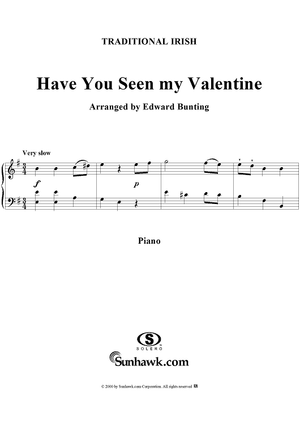 Have You Seen My Valentine
