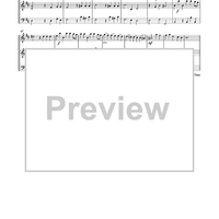 Hornpipe from Water Music - Score