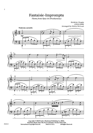 Fantaisie-Impromptu Theme from Op. 66